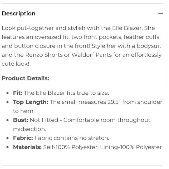 Elle Feather Trim Blazer/Shorts Set BuddyLove (BLAZER & SHORTS- XS) - Picture 5 of 15